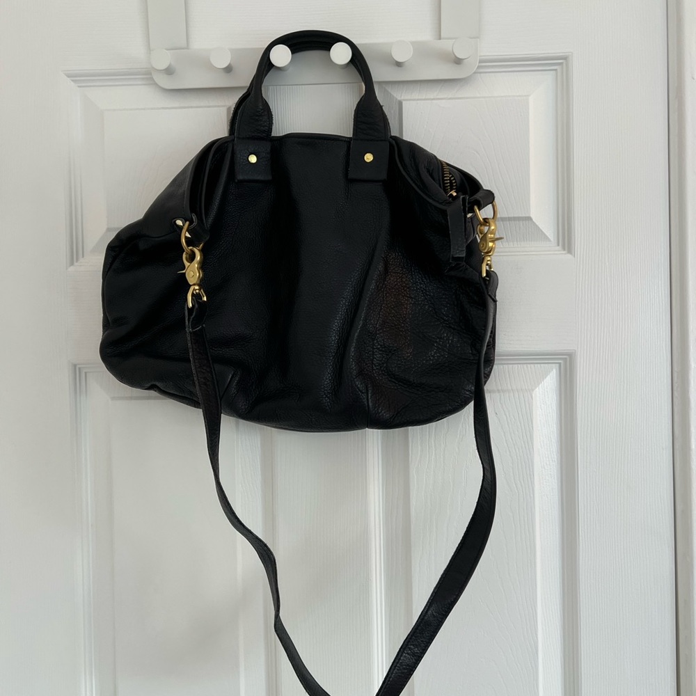 Clare V messenger bag navy